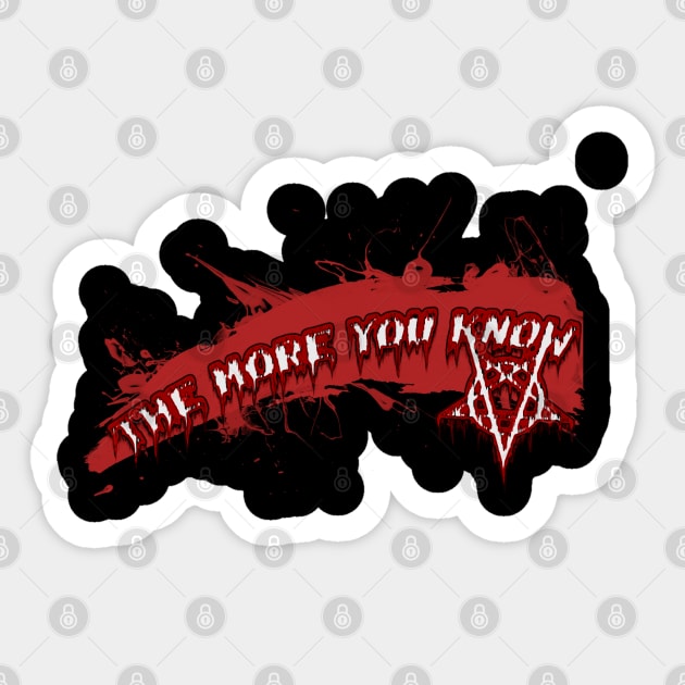 The More You Know Sticker by RAHs Little Shop of Horrors